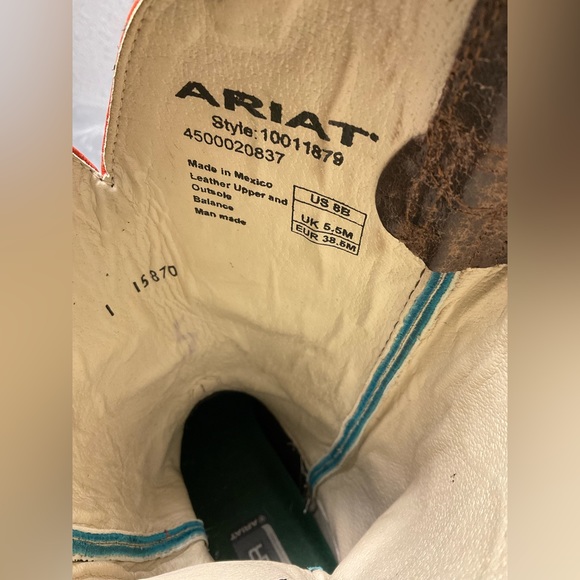 Ariat Big City Square Toe Boots Women’s Size 8B Style 10011879 - Picture 8 of 9